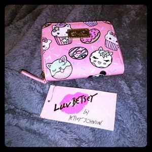 Unicorn pastries and kitties Betsey Johnson wallet